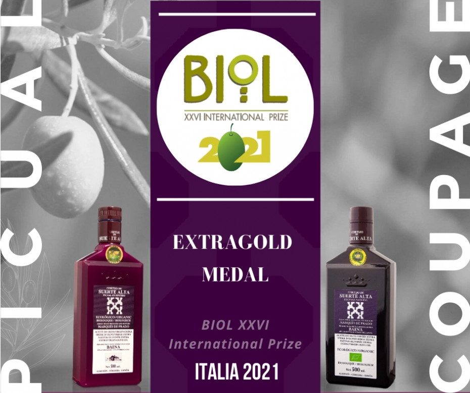 Coupage Natural y Picual en Envero galardonados en BIOL 2021